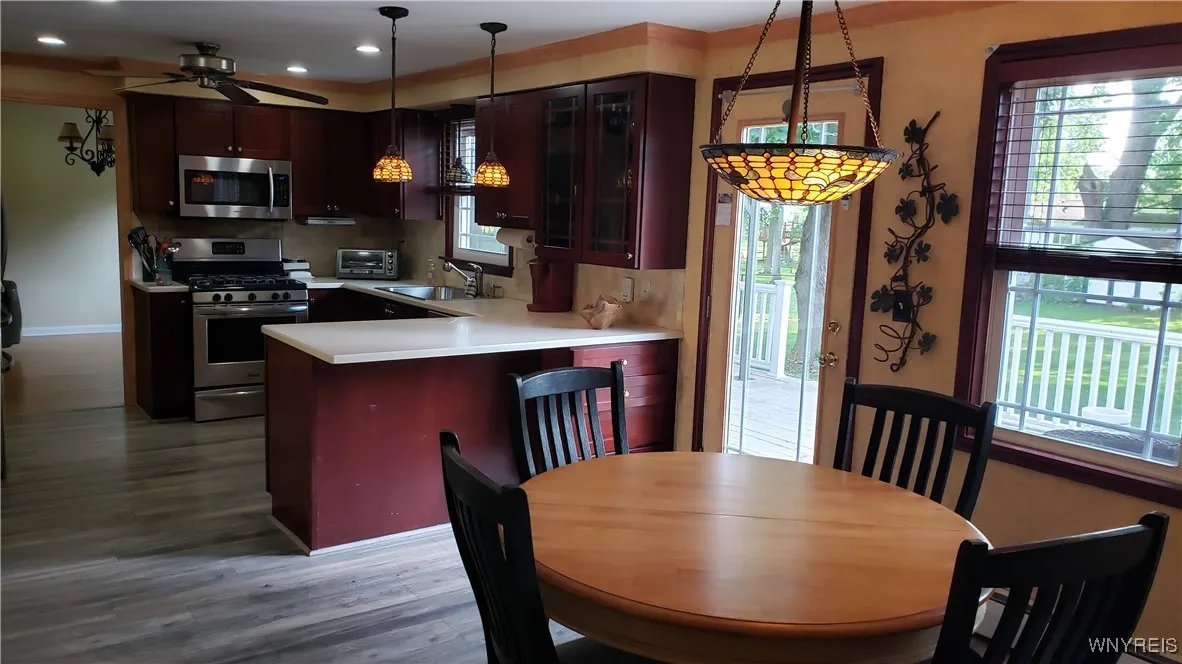 Modern kitchen includes all appliances