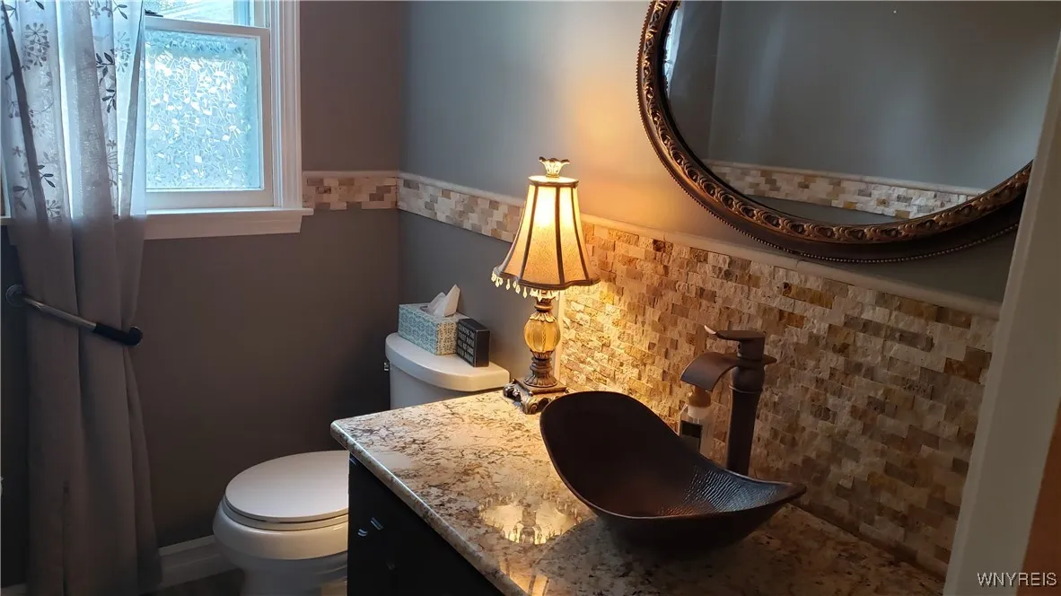 Half bath on 1st floor