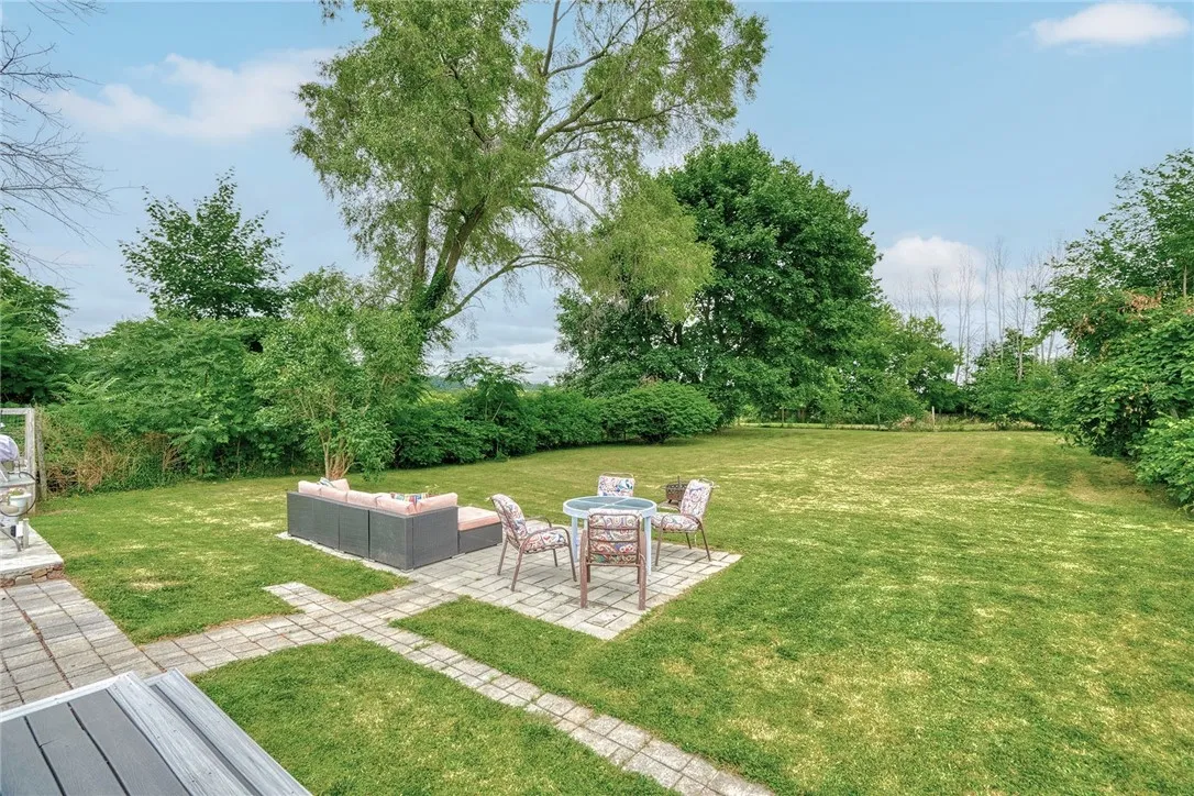 Private and spacious yard.
