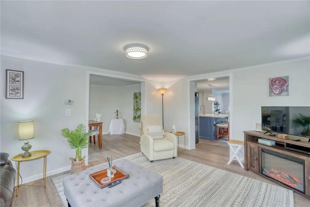 Additional view of the living room.
