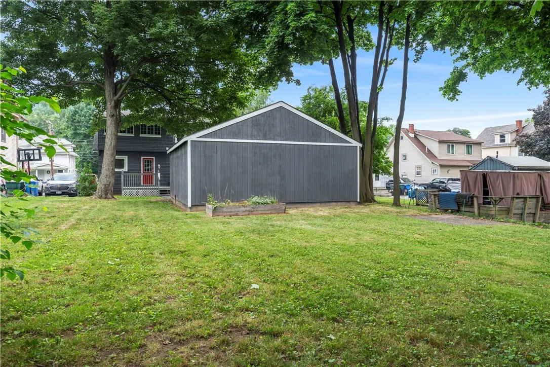 Back Yard behind garage