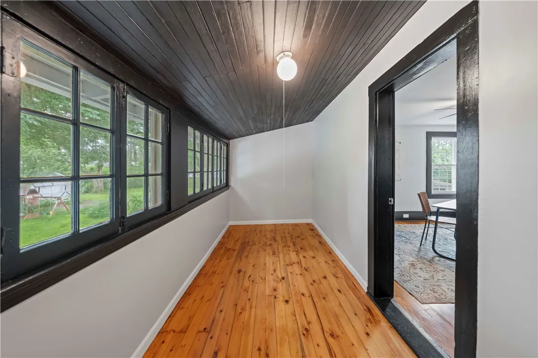 Sleeping porch is perfect for play room or home office