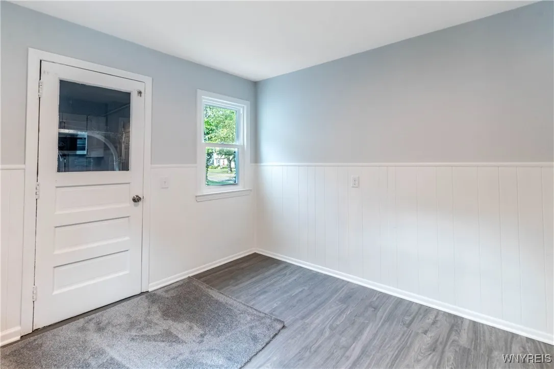 Kitchen into attached Garage