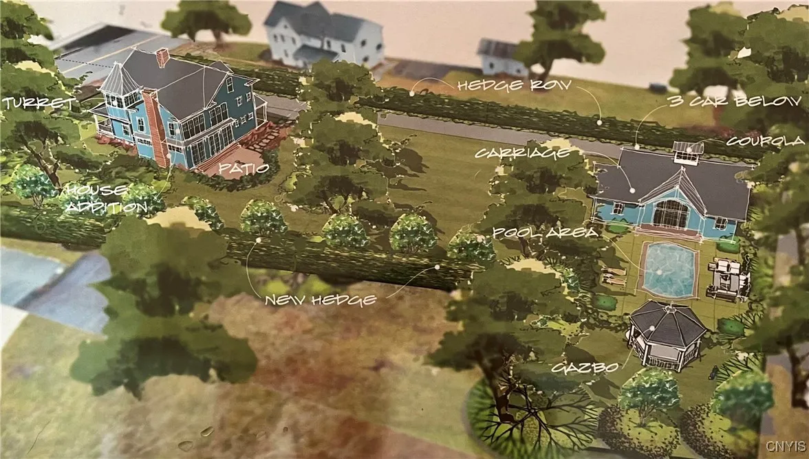 Conceptual drawing of Carriage House- Design by Andy Ramsgard.