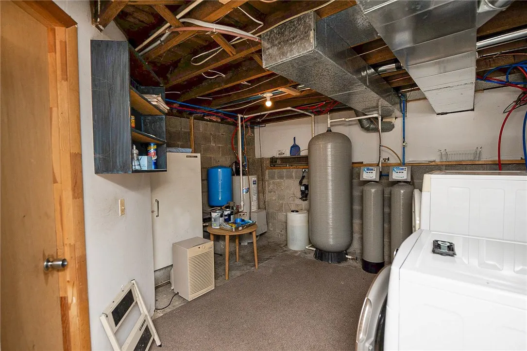 Laundry Room with Freezer, Water System