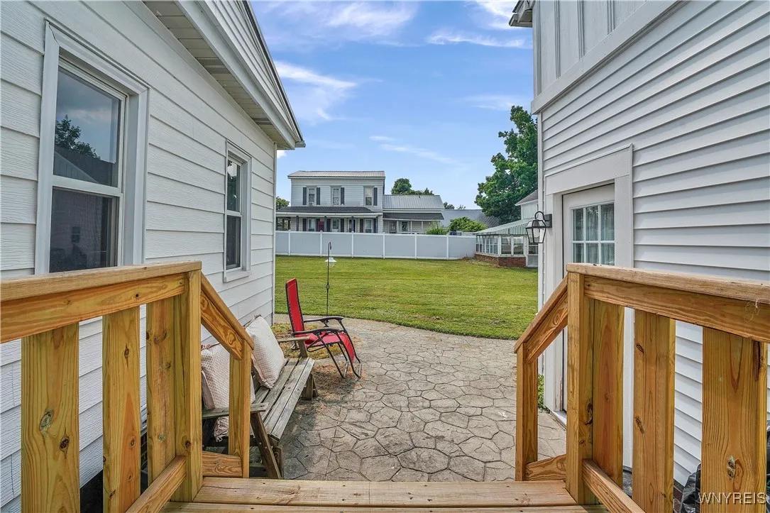 Rear Entrance to 2 and 1 bedroom units