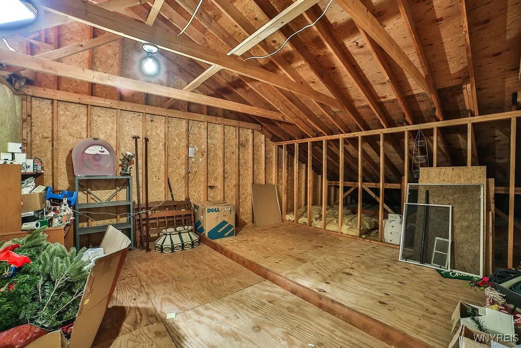 Walk-in attic on second floor that could be bedroom #5