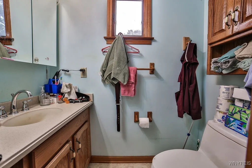 First floor half bath