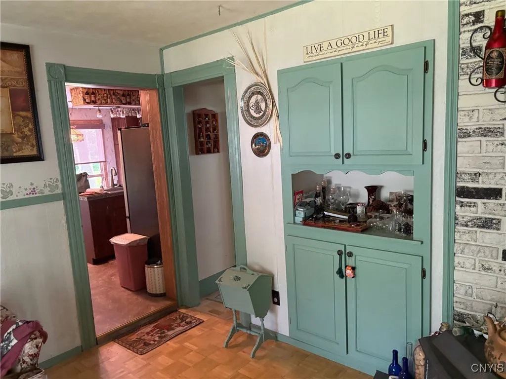 Built-in cabinet in den