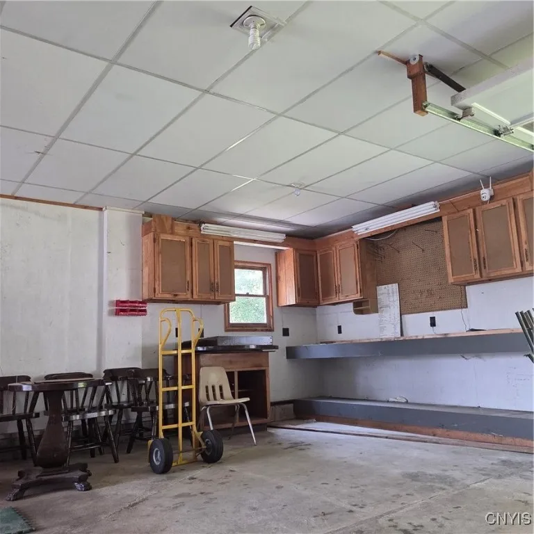 Inside Attached Garage work shop