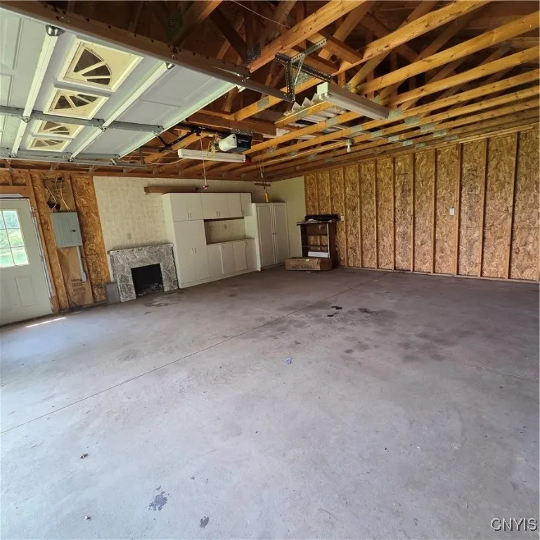 Inside Detached garage