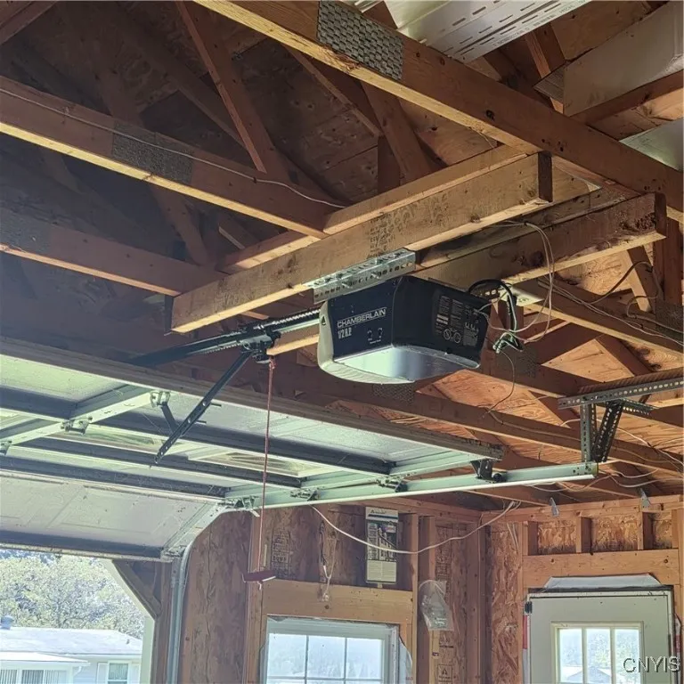 Detached garage door opener
