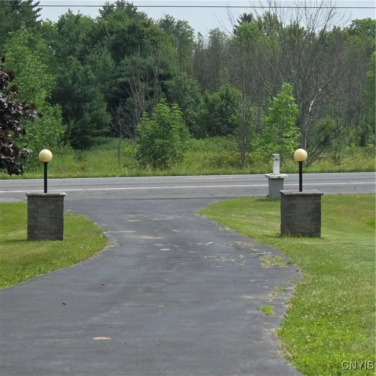 Driveway entrance on Route 49