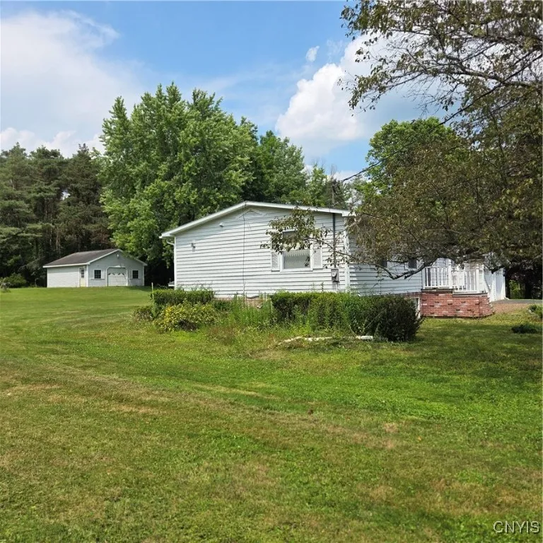 Left side of home