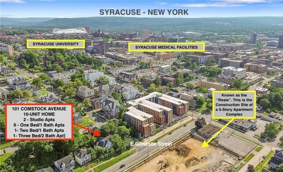 101 Comstock Avenue, Syracuse, New York 13210, Syracuse, New York 13210, 8 Bedrooms Bedrooms, ,Multi Family,For Sale,101 Comstock Avenue, Syracuse, New York 13210,S1618236