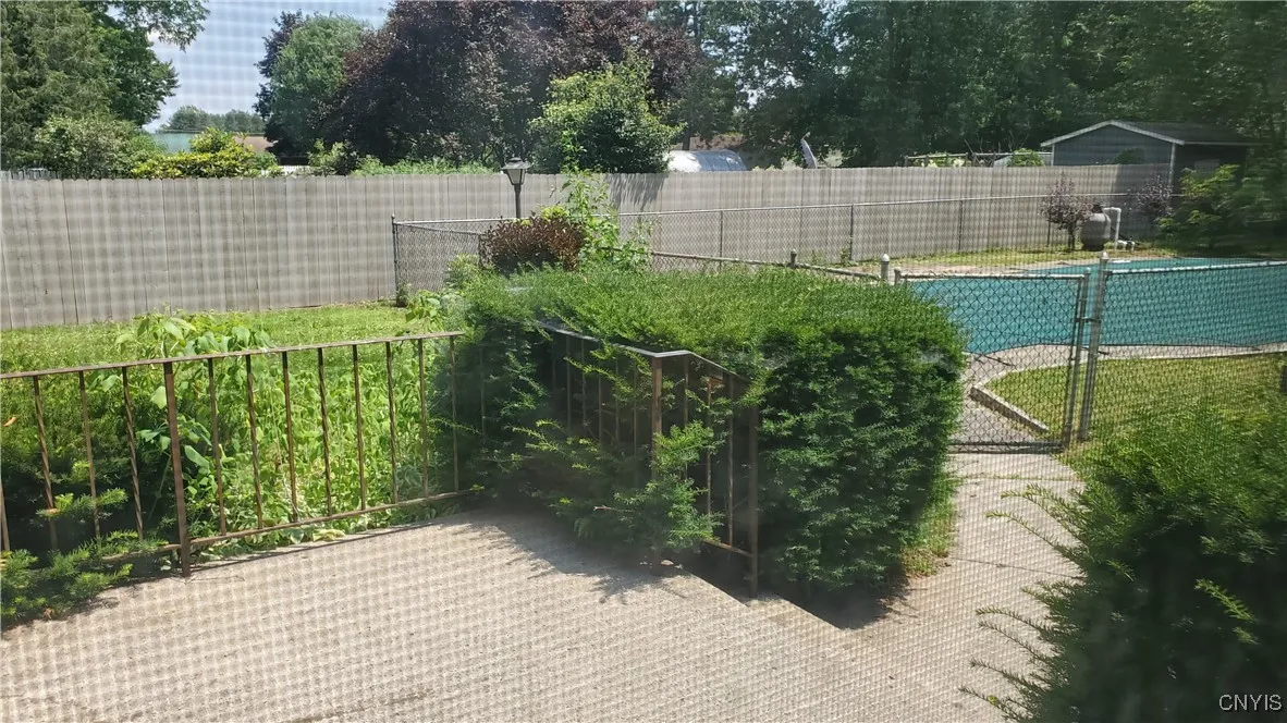    View of the in-ground pool off your patio