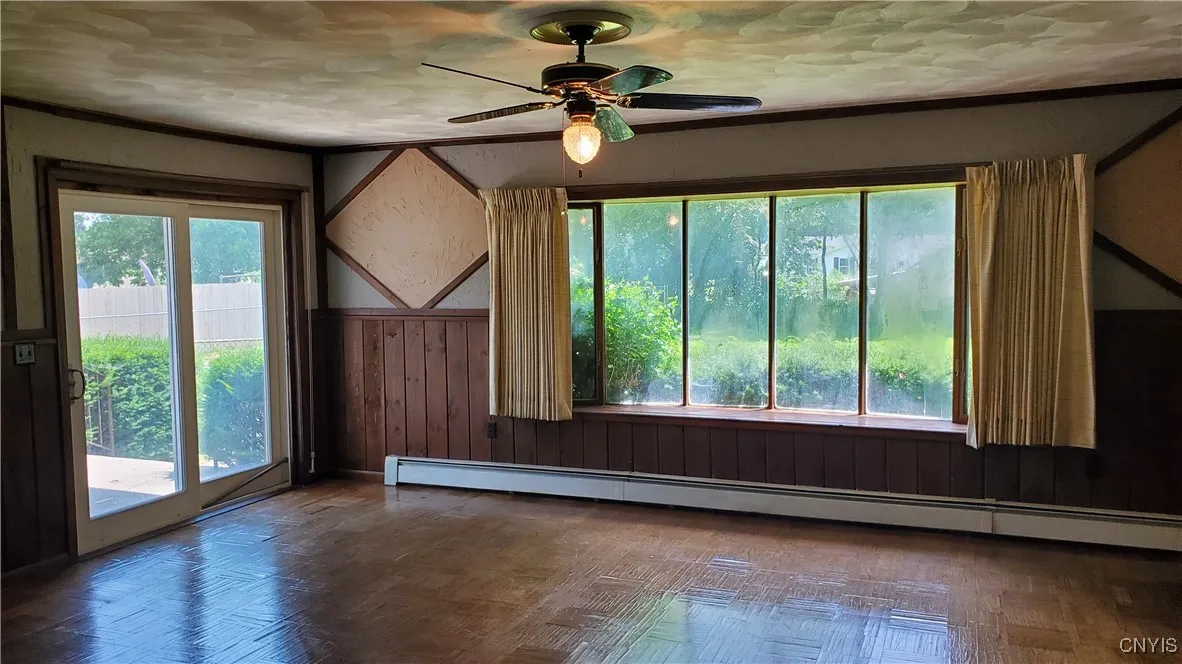  This is the 2nd family room that overlooks the backyard & pool.