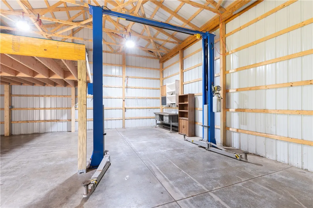 Inside Pole Barn
