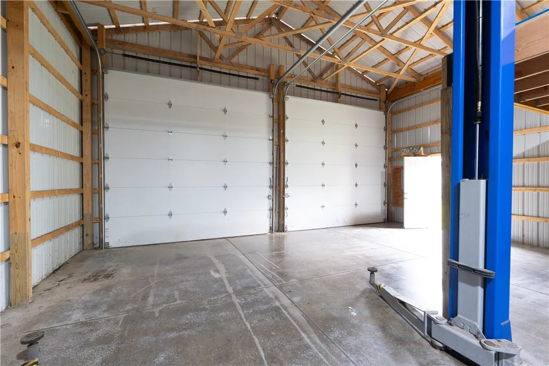 Inside Pole Barn