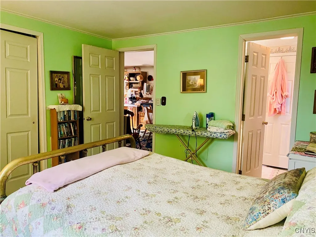 Private bathroom entrance off 2nd bedroom