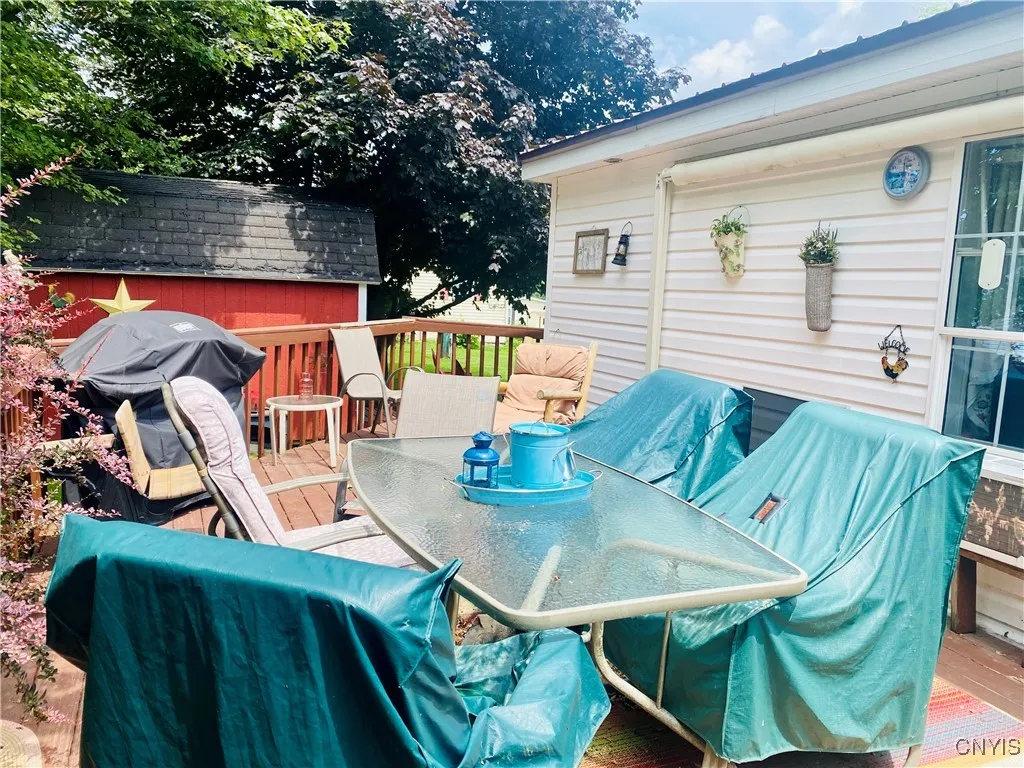 Enjoy your beautiful deck with awning