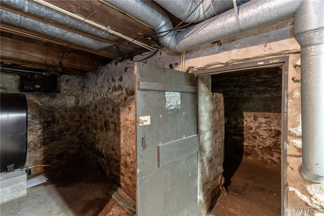 More storage space in the basement.