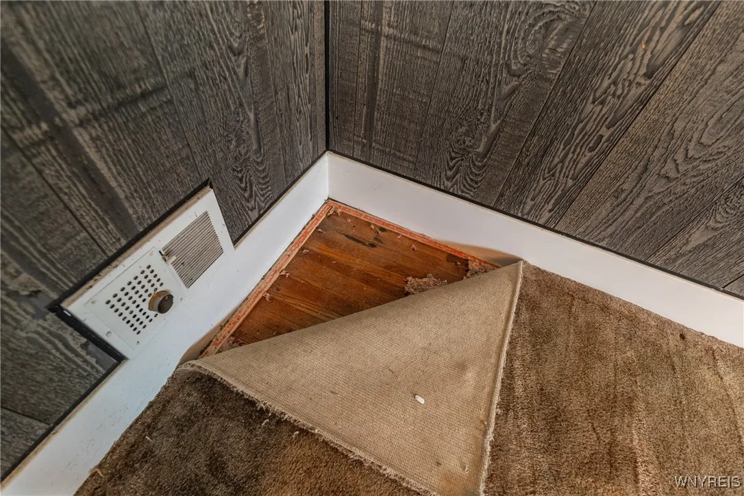 Under the carpets, you will find hardwood floors throughout this home.
