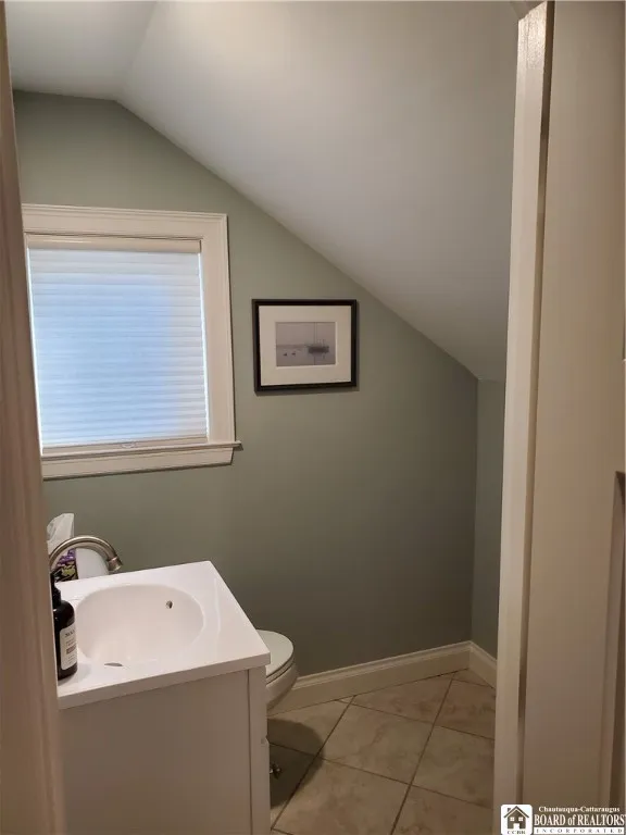1/5 bath  on 2nd floor