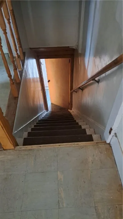 upper apartment stairway