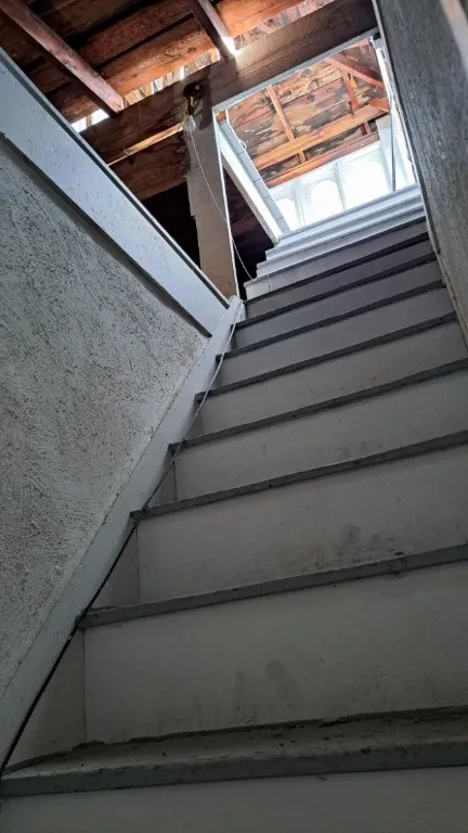 attic stairway