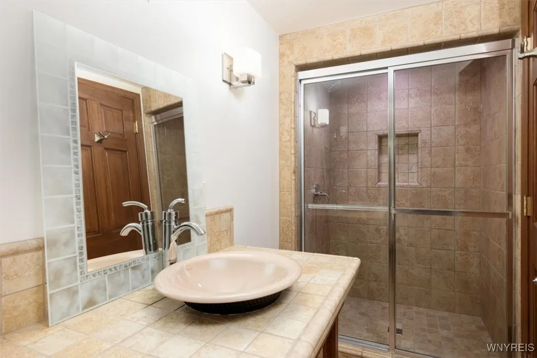 Basement bathroom