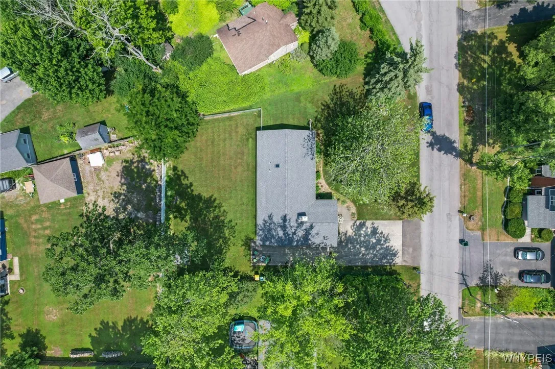 Overhead view of home