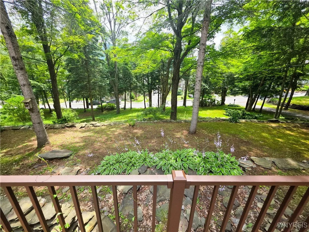 VIEW FROM FRONT DECK