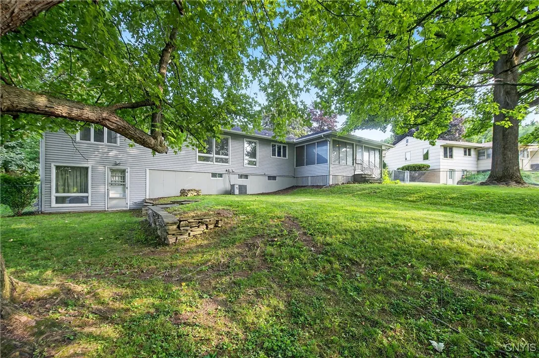 View of the back of the house.
