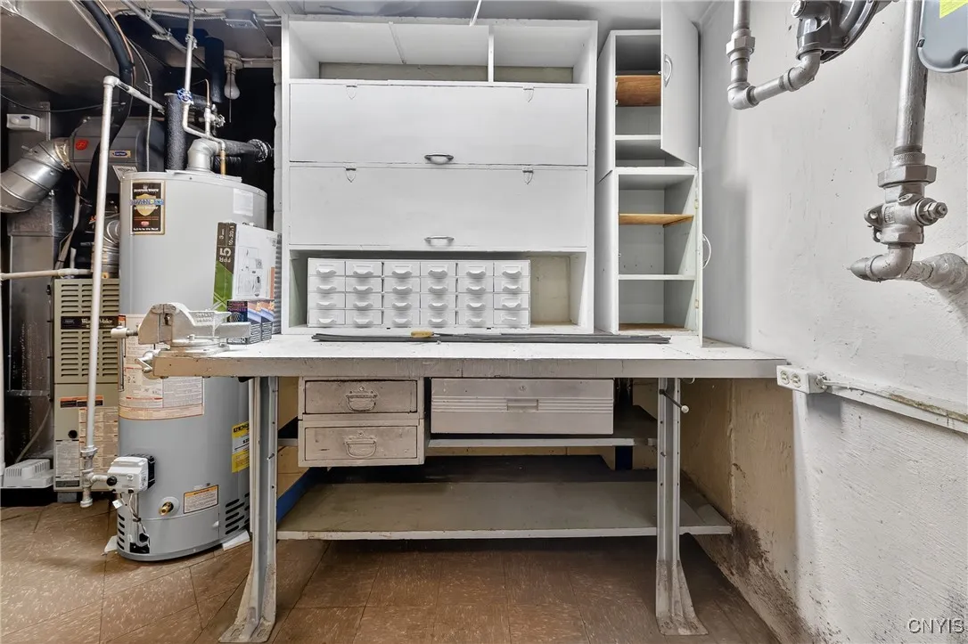 Small workshop and utility room.