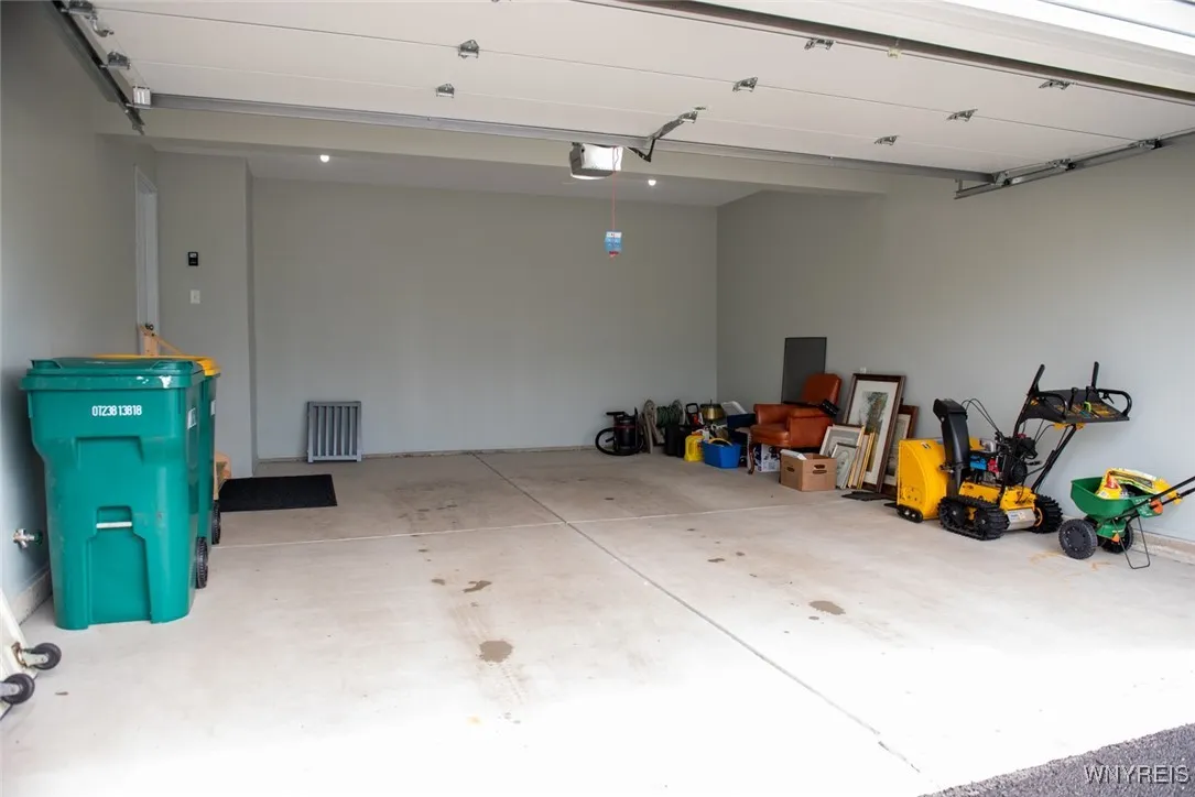 DRYWALLED AND PAINTED  TWO CAR GARAGE