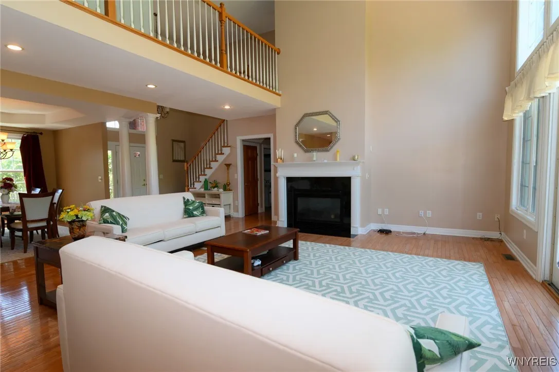 Open space living concept.