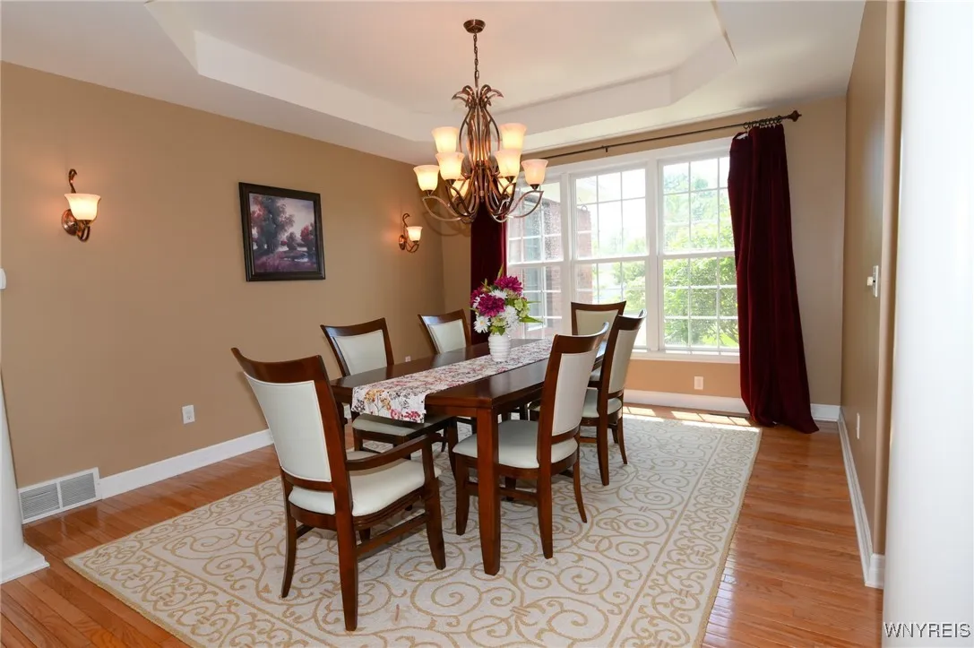 Dining room overlooking the front yard.