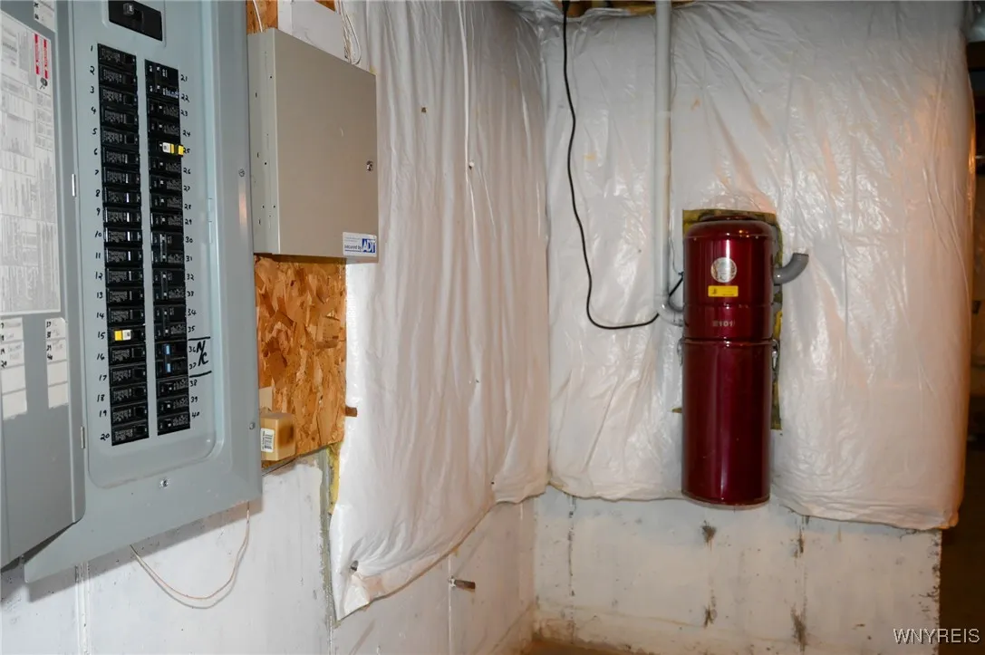 Central vacuum system in the house.