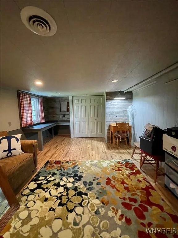 Luxury basement with all the extras shiplap wall