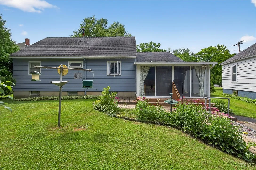 Rear of house