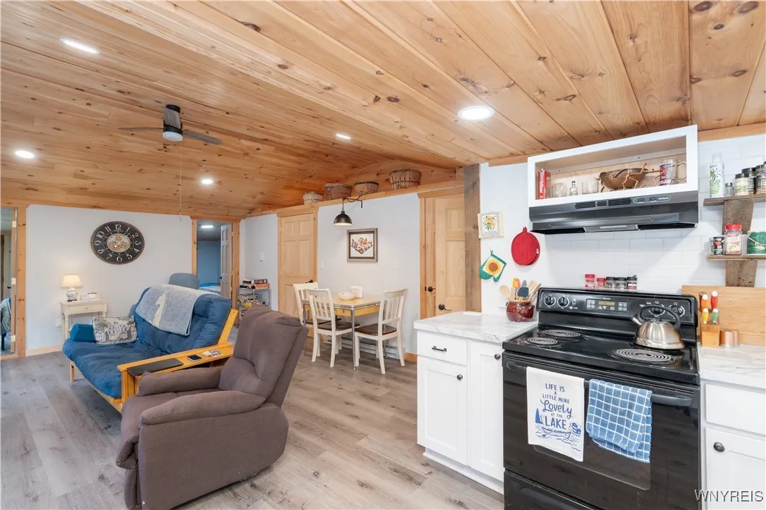 Open Kitchen / Dining / Living Area