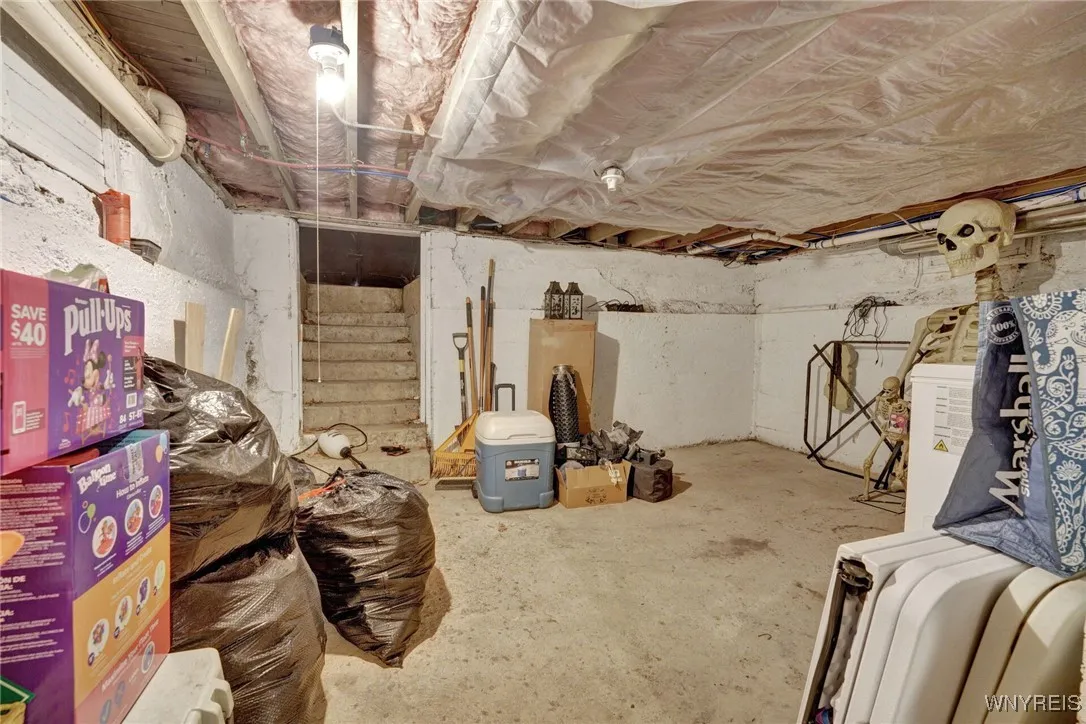 Basement walk out to the back yard