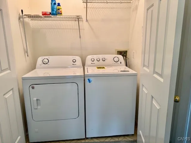 second floor laundry