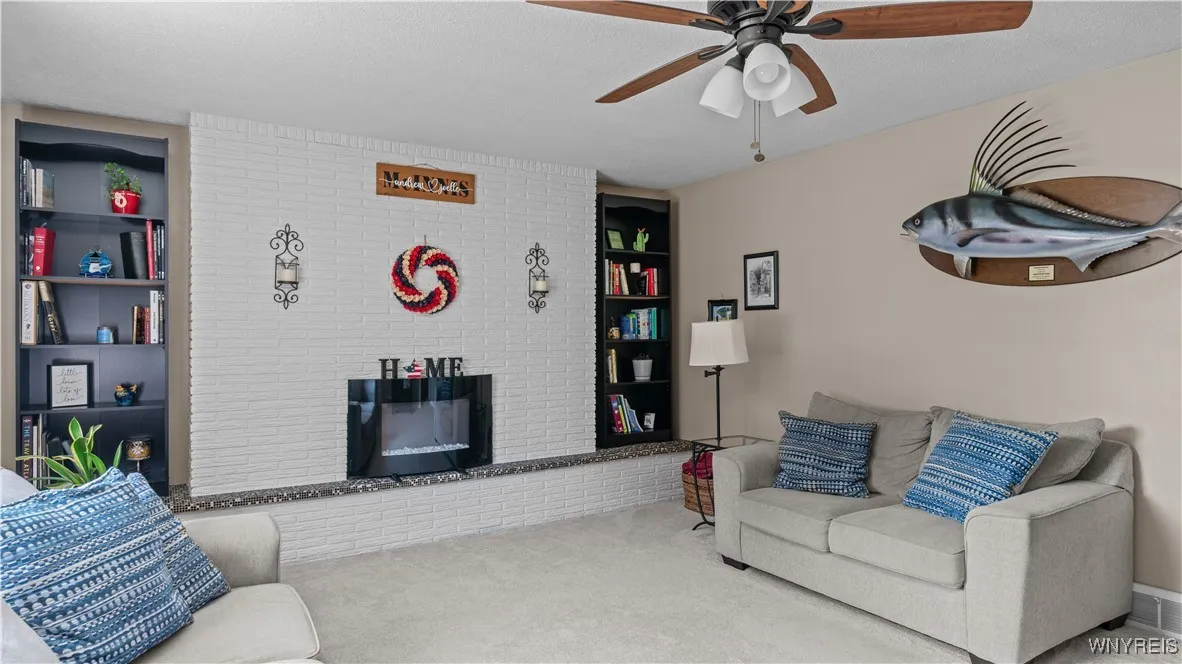 Bright and airy family room