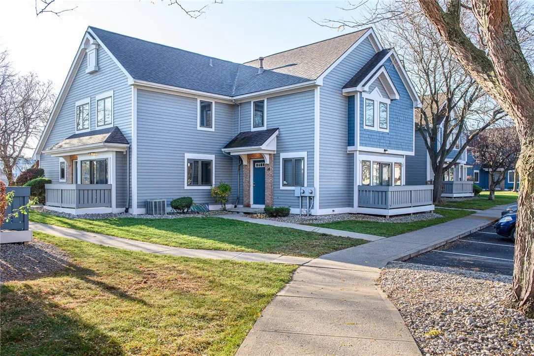 Typical townhome exterior at Corn Hill Townhouses & Apartments