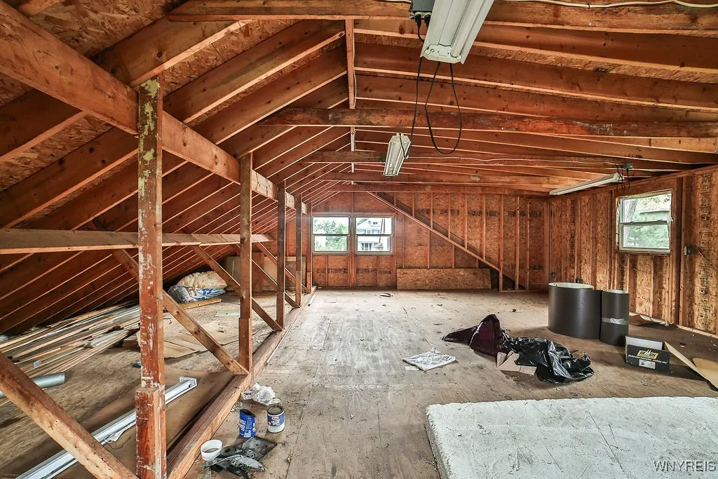 Second floor on garage with so many options