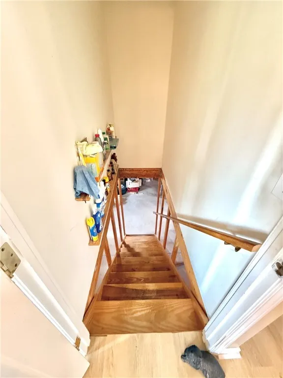 Steps to basement