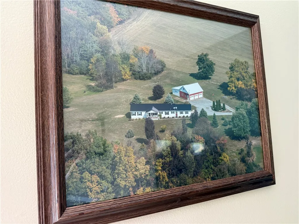 This home sits on over 14 acres of park like land.