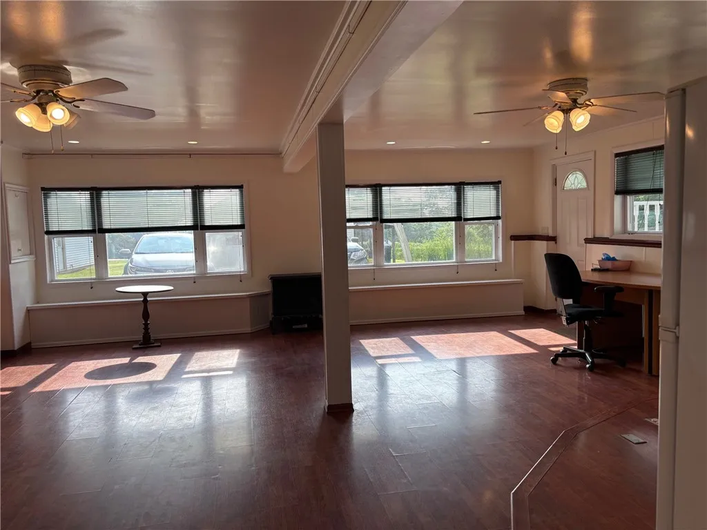 lower level entertaining room with 2nd kitchenette.  This has a propane stove that works if electricity is lost